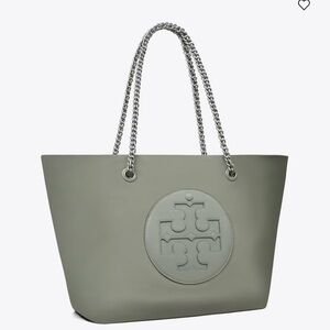 Tory Burch - Ella Chain Tote in Bay Gray